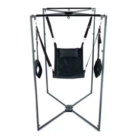 Kit Sling Tissu Carré Noir - elegáns fekete szövet szett