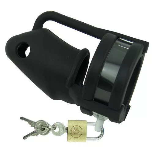 Birdlocked – prémium szilikon mesterkérőzár, fekete