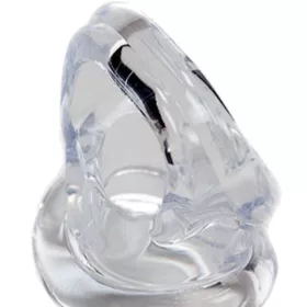 Transparenter Penisband mit Kugelzug