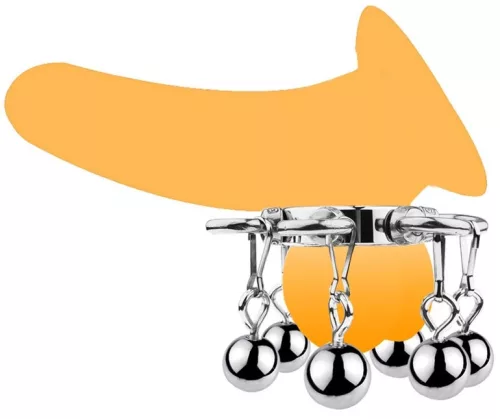 Ballgewicht 6 – Premium-Langhantel mit sechseckigen Anhängern