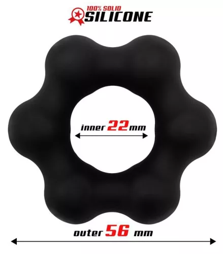 Silicone Star – prémium 22 mm cock gyűrű