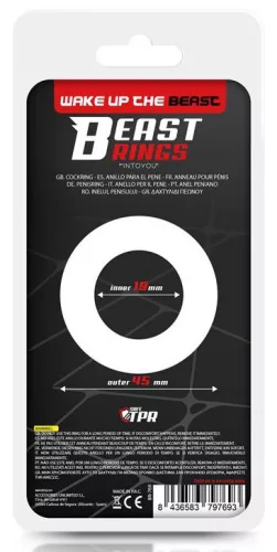 Puha fekete csíkozott péniszgyűrű - prémium élvezet