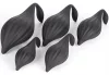 Bulby XL – prémium szilikon anális dugó 20x9 cm, fekete