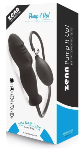 Pump It Real – felfújható vibrátor 14 x 3,7 cm