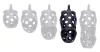 Dotty XL – prémium férfi zár alagút 10 x 4 cm, fekete