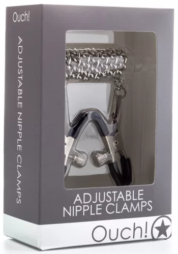 Nip Secrets Silver – állítható mellbimbó csipeszek