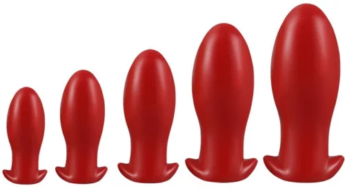 Drakar Egg S – prémium piros anális tojás 10 x 4,5 cm