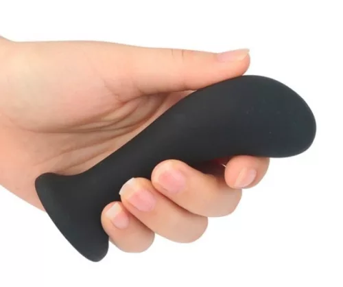Felfújható vibráló dugó - Curve, 10 x 3,2 cm