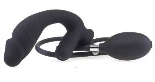Infladick – felfújható és vibráló anális dugó 14x3.5cm