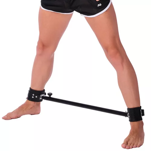 Állítható fém rúd bőr csuklókkal – 65-120 cm