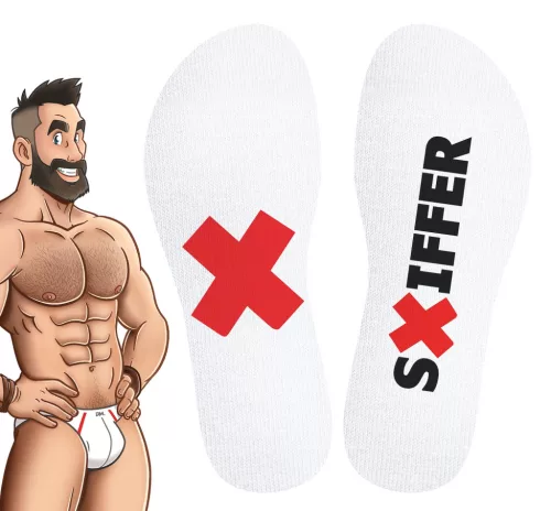 Sniffer SneakXX – prémium fehér zoknik érzéki kényelemért