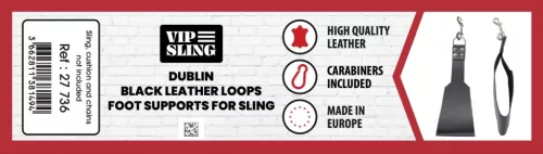 Fußstützenbezug aus Leder – Dublin 32 cm, stilvoller Komfort