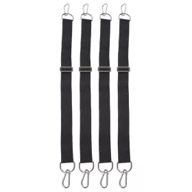 Verstellbare Bänder 4er Set mit Karabinern, 1 m