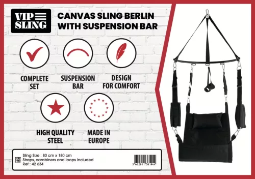 Berlin – Premium Textilschaukel mit Stange