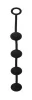 Storm Beads M – prémium intim golyók, 34 x 3,7 cm