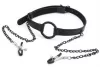 Gag Nip Ring – stílusos mellbimbó feszítő fekete színben