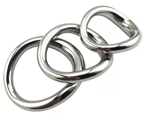 Gebogener Penisring aus Stahl – Premium-Komfort und Spannung