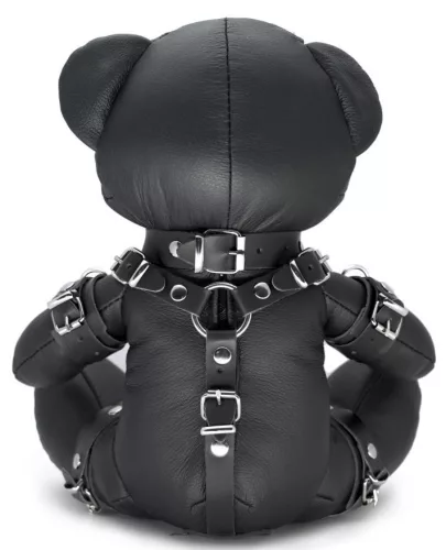 Leather Bear Bendy mackó fekete BDSM