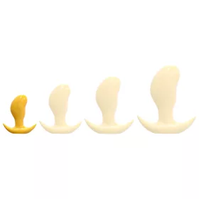   Frijo S – prémium sárga anális kiegészítő 10 x 4,5 cm