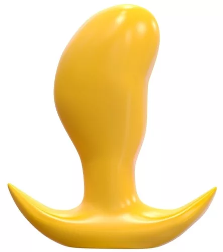 Frijo XL – prémium sárga anális plug 18 x 8 cm