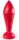 Zizi Glide – prémium piros anális plug 18 x 6 cm
