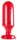 Plug Zizi Deep N Wide – prémium anális dugó, 15 cm vörös