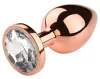 Bijou PinkyGold – átlátszó prémium anális kényeztető