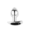 Metal Butt Plug M fém dildó USB távirányítóval