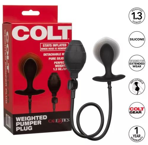 Colt Inflatable Plug – súlyozott felfújható anális kiegészítő