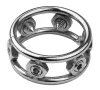 Penisring aus Metall mit Stahldornen – Premium-Sinnlichkeit