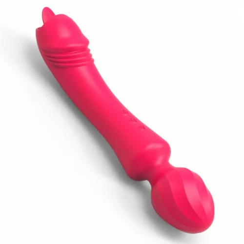 Varázspálca – 20 cm-es nyelv formájú masszírozó, piros