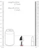 Bijou – ezüst-vörös anális gyöngy 6 x 2,6 cm