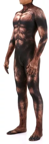 Wolfskostüm - brauner Premium-Overall