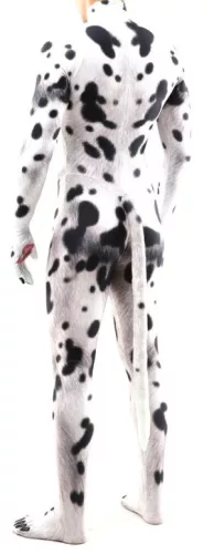 Dalmatin Hundekostüm – Premium schwarz-weißes Cosplay-Outfit