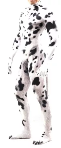 Dalmatin Hundekostüm – Premium schwarz-weißes Cosplay-Outfit