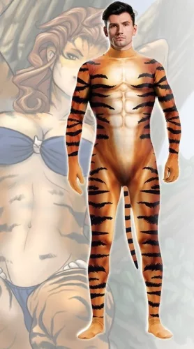 Tiger Cosplay – aufregendes Tigerkostüm für Erwachsene
