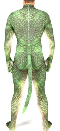 DRACHEN Grünes Eidechsenkostüm – Premium Cosplay Erlebnis