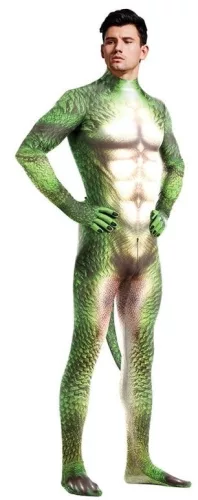 DRAGON Green – Drachen-Cosplay-Kostüm für Erwachsene