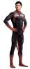 Fekete és vörös Doberman cosplay jelmez
