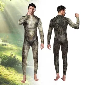 Green Snake – Premium-Cosplay-Reptilienoverall
