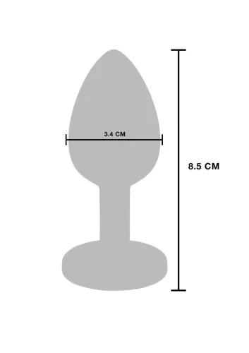 Vibráló Plug – érzéki analóg játékszer 7,4 x 3,4 cm