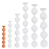 Bulby Butt S – prémium stimuláló golyók 25 x 4cm narancssárga