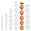 Bulby Butt XXL - érzéki anál golyók 49 cm, narancssárga