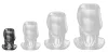 Holik S – prémium anális dugó, 4x3 cm, 22 mm nyílással