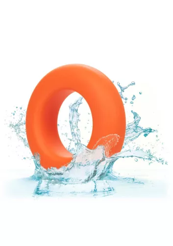 Alpha – prémium vibráló péniszgyűrű narancssárgában