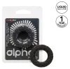 Cockring Alpha Black – prémium péniszgyűrű 25 mm