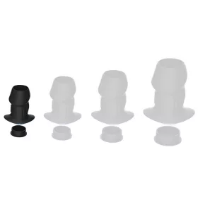 Euhlo Plug Tunnel – prémium, fekete anális plug 5x3,5cm