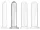 Glass Plug Rookier – prémium üveg anális dugó M 12 x 2,5cm