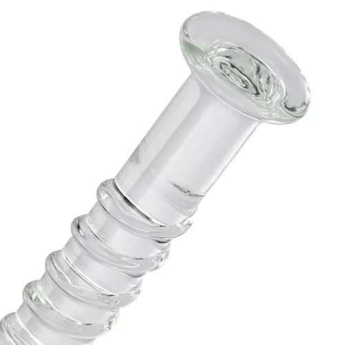 Prémium üveg dildó – 18 cm érzéki kényeztetéshez