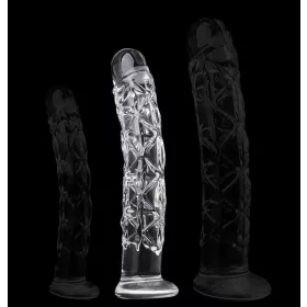 Diaglass M – üveg dildó 18 x 3.2 cm prémium élményhez